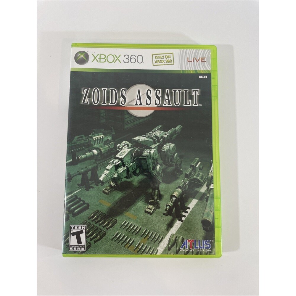 Zoids Assault (Microsoft Xbox 360, 2008) Complete